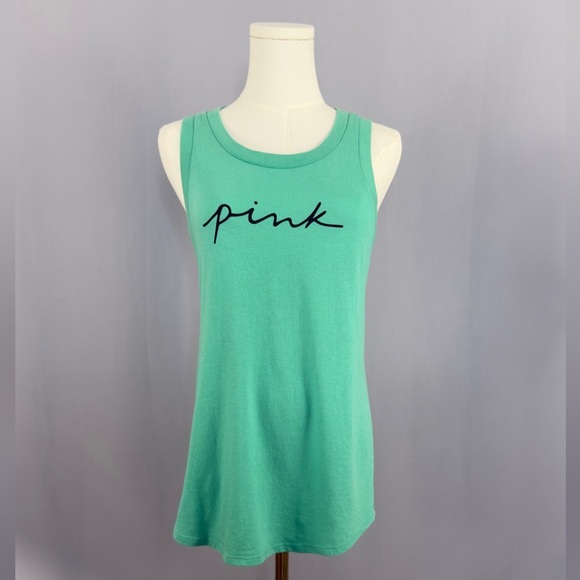 PINK Victoria's Secret Aqua Tank Top - Picture 1 of 5